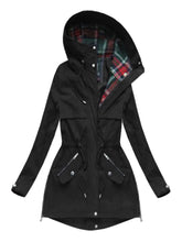 Load image into Gallery viewer, Autumn And Winter Ladies Plaid Stitching Jacket
