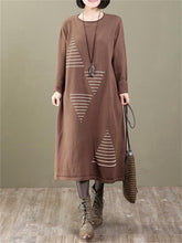 Load image into Gallery viewer, Casual Women&#39;S Color Matching Sweater Dress
