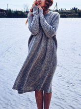 Load image into Gallery viewer, Pure Color Knitted Warm Dress
