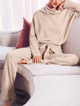 Load image into Gallery viewer, Women&#39;S Casual Simple High Neck Long Sleeve Knitted Suit
