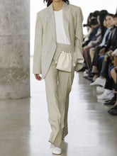 Load image into Gallery viewer, Two-piece Suit Lapel Solid Color Women&#39;s Suit
