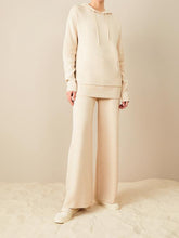 Load image into Gallery viewer, Simple Casual Loose Hooded Top Pants Knitted Suit
