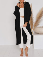 Load image into Gallery viewer, Solid Color Long Sleeve Casual Coat
