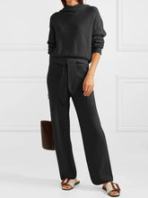 Load image into Gallery viewer, Fashion Casual Loose Hooded Long Sleeve Solid Color Two-piece Suit
