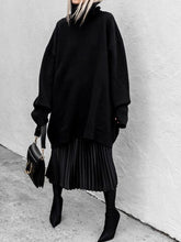 Load image into Gallery viewer, Fashion Casual Solid Color High Neck Long Sleeve Two-piece Suit
