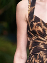 Load image into Gallery viewer, Leopard Pattern Large Swing Sleeveless Dress
