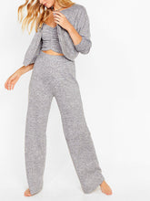 Load image into Gallery viewer, 达不到供应链要求，产品下架Long Sleeve Cardigan Knitted Three-Piece Suit
