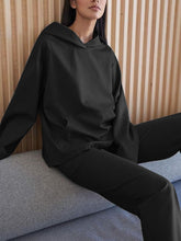 Load image into Gallery viewer, Fashion Casual Long-sleeved Hooded Loose Two-piece Suit
