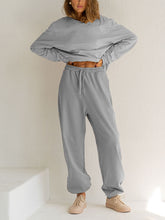 Load image into Gallery viewer, Fashion Casual Solid Color Loose Two-Piece Women&#39;S Suit

