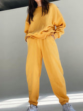 Load image into Gallery viewer, Loose Pullover Solid Color Pants Suit
