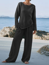 Load image into Gallery viewer, Solid Color Comfortable Long Sleeve Suit
