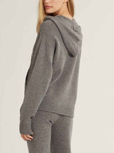 Load image into Gallery viewer, Casual Solid Color Hooded Zipper Coat Two-piece Suit
