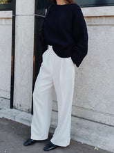 Load image into Gallery viewer, Fashion Long Sleeve Sweater Casual Two-piece Suit
