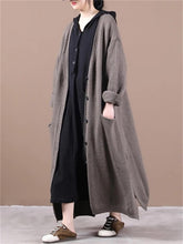 Load image into Gallery viewer, Autumn And Winter Women&#39;S Loose Solid Color Long Sweater Coat

