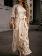 Load image into Gallery viewer, One-shoulder Elegant Party Evening Dress
