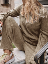 Load image into Gallery viewer, Fashion Casual Solid Color Loose Long Sleeve Two-piece Suit
