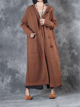 Load image into Gallery viewer, Casual Retro Loose Sweater Long Coat
