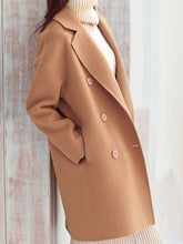 Load image into Gallery viewer, Autumn and Winter Fashion Double-breasted Long Coat
