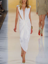 Load image into Gallery viewer, Fashion V-neck Elegant Midi Dress

