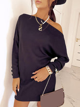 Load image into Gallery viewer, Fashion Strapless Solid Color Knitted Dress
