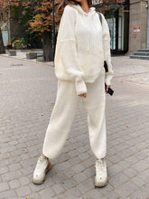 Load image into Gallery viewer, Casual Hooded Soft Knited Suit
