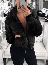 Load image into Gallery viewer, Fashion Zipper Hooded Coat
