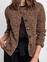 Load image into Gallery viewer, Cotton Blend Button Fashion Jacket
