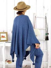 Load image into Gallery viewer, Autumn And Winter Warm Shawl-Style Hair Ball Women&#39;S Sweater Coat
