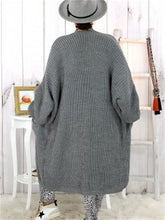 Load image into Gallery viewer, Autumn And Winter Warm Knitted Pocket Women&#39;S Sweater Coat
