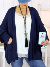 Load image into Gallery viewer, Autumn And Winter Warm Solid Color Women&#39;S Knitted Jacket
