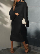 Load image into Gallery viewer, Solid Color High Neck Knitted Top Slim Skirt Two-piece Suit
