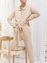 Load image into Gallery viewer, Fashion Casual V-neck Knitted Jumpsuit
