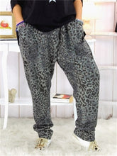 Load image into Gallery viewer, Casual Leopard Print Loose Women&#39;S Trousers
