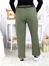 Load image into Gallery viewer, Casual Solid Color Loose Women&#39;S Straight Trousers
