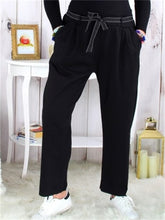 Load image into Gallery viewer, Casual Solid Color Loose Women&#39;S Straight Trousers
