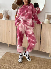 Load image into Gallery viewer, Tie-Dye Hoodie Leisure Two-Piece Suit
