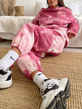 Load image into Gallery viewer, Tie-Dye Hoodie Leisure Two-Piece Suit
