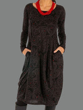 Load image into Gallery viewer, Irregular Printing Midi Dress
