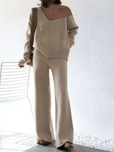 Load image into Gallery viewer, Fashion Sexy V-Neck Strapless Women'S Knit Suit
