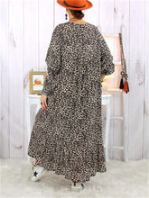 Load image into Gallery viewer, Spring And Summer Fashion Leopard Print Holiday Women'S Dress
