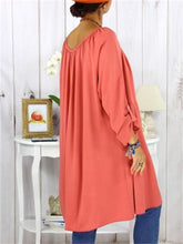 Load image into Gallery viewer, Spring And Summer Bohemian Solid Color Casual Women'S Dress
