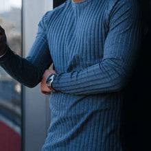 Load image into Gallery viewer, Men'S Fashion Solid Color Round Neck Long Sleeve Sweater
