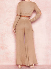 Load image into Gallery viewer, Fashion Solid Color Comfortable Knitted Two-Piece Suit
