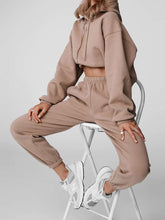 Load image into Gallery viewer, Female Casual Fashion Comfortable Hooded Sports Two-Piece Suit
