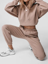 Load image into Gallery viewer, Female Casual Fashion Comfortable Hooded Sports Two-Piece Suit
