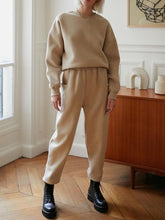 Load image into Gallery viewer, Fashion Casual Round Neck Loose Two-Piece Suit
