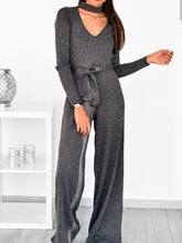 Load image into Gallery viewer, Fashion Casual V-Neck Wide-Leg Jumpsuit
