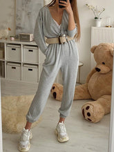 Load image into Gallery viewer, Fashion Solid Color Loose Casual Jumpsuit
