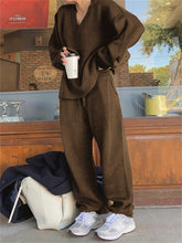 Load image into Gallery viewer, Fashionable Temperament Loose V-Neck Women'S Knitted Suit
