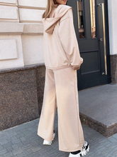 Load image into Gallery viewer, Fashion Solid Color Leisure Sports Loose Three-piece Suit

